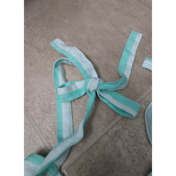 Stoney Clover Lane x Target Women's 3XL Tie Strap Tank top Striped Light Green - Picture 2 of 4